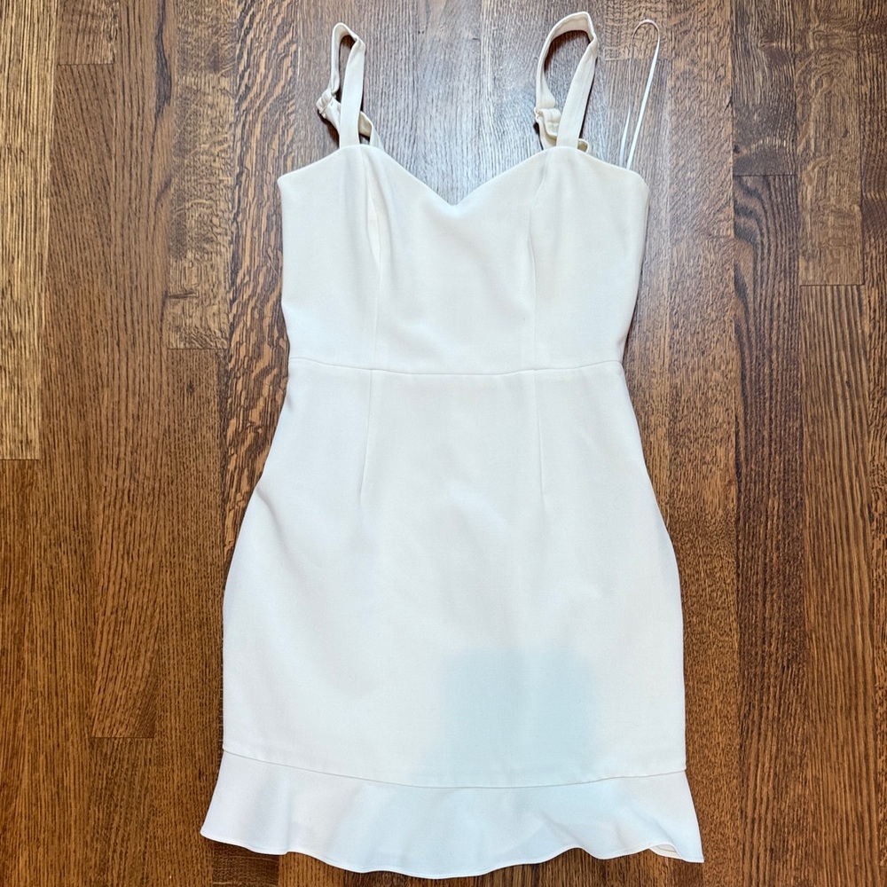 French Connection Cream Mini Dress - Picture 2 of 5